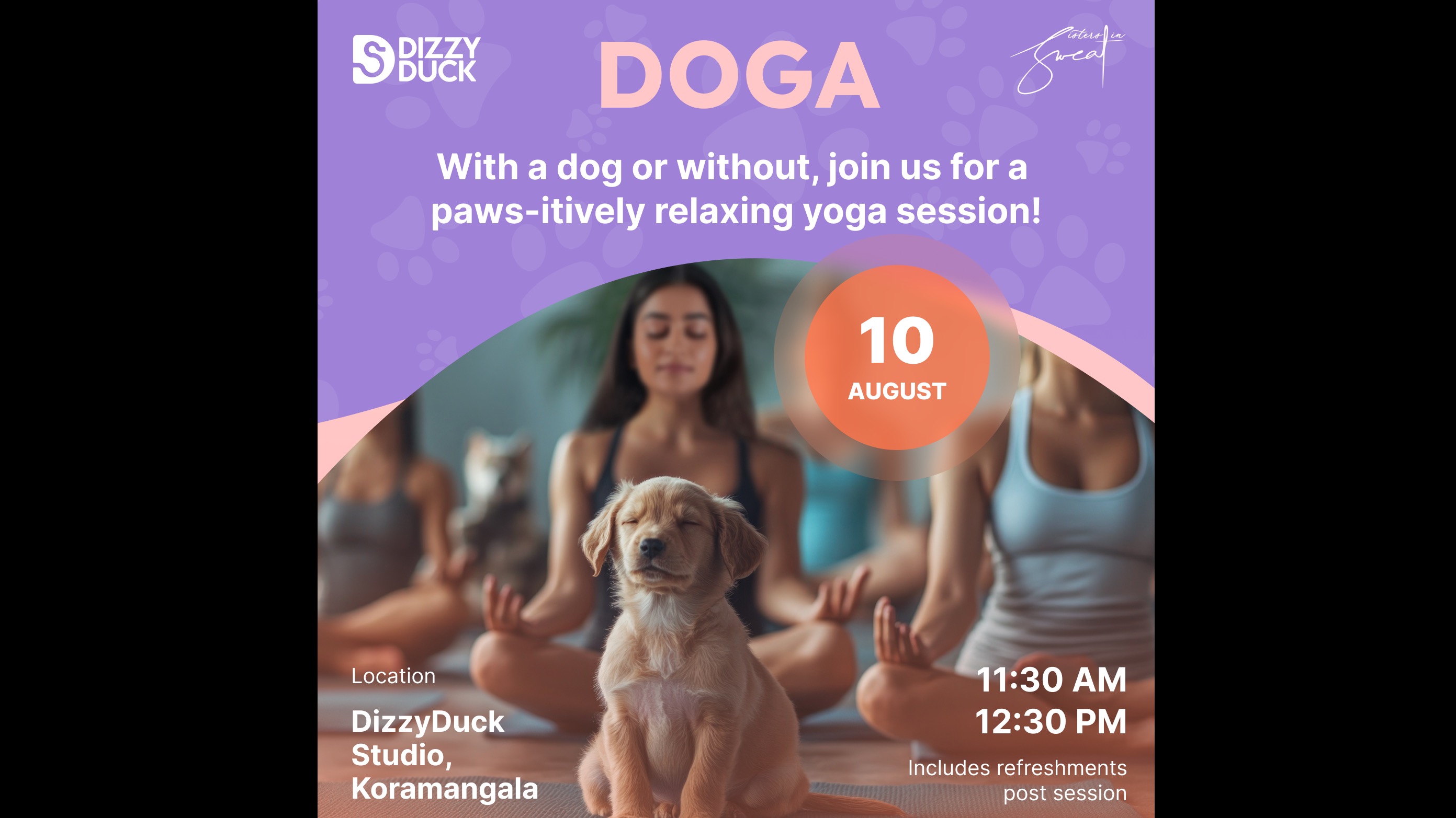 DOGA - Yoga With Your Furry Friends (Women Only)