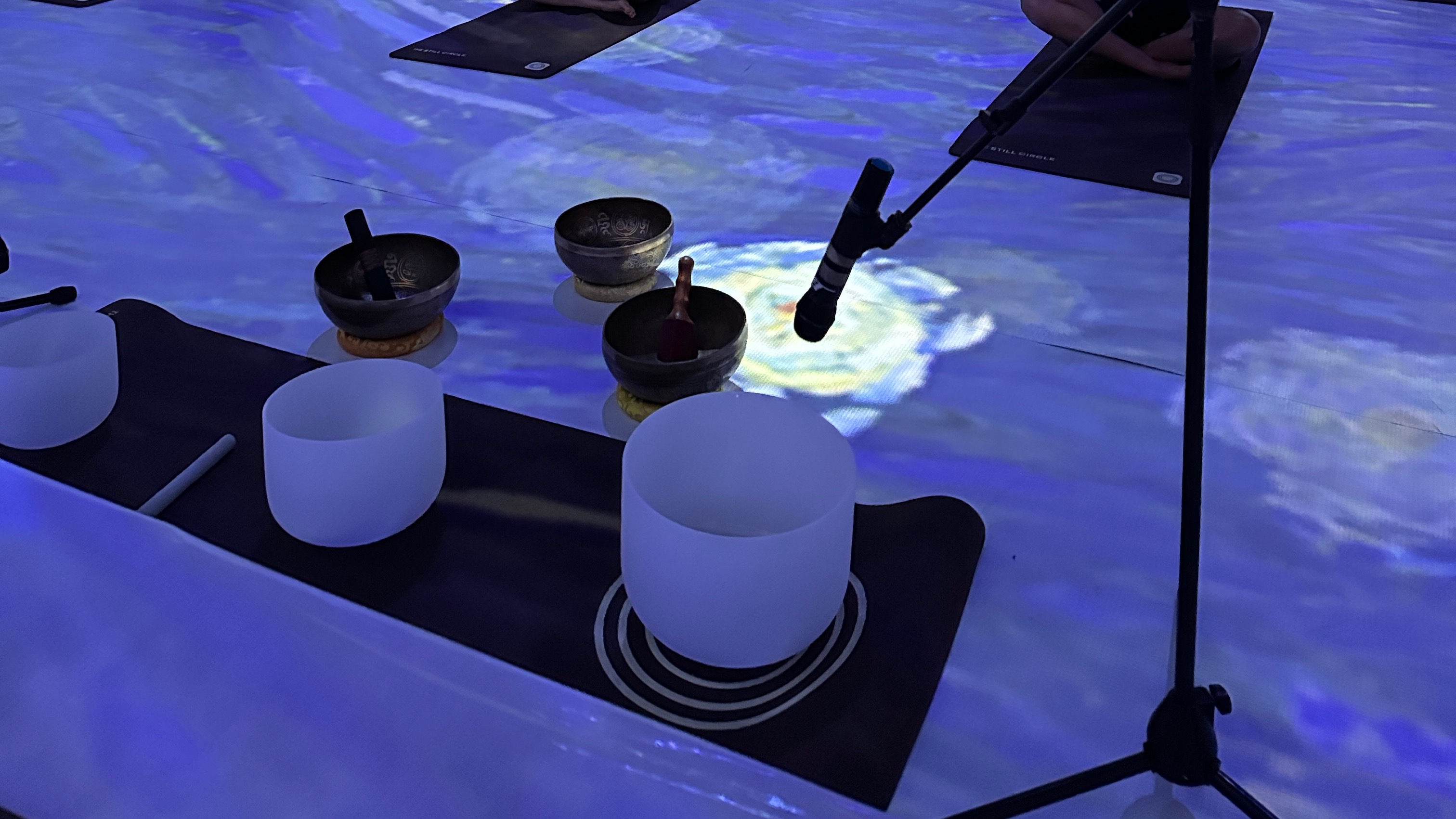 Yoga + sound bowl experience at the Van Gogh Immersive exhibition - Image 5